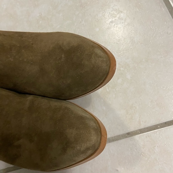 Mark fisher dark green boots size 6.5. Suede - Picture 4 of 5
